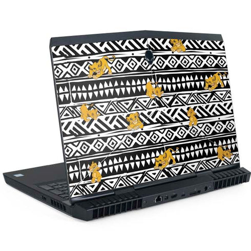 Disney The Lion King Simba Tribal Print Dell Alienware Skin